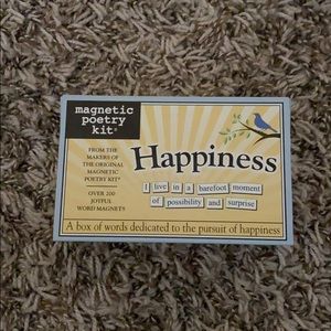 Magnetic poetry kit, never been opened.